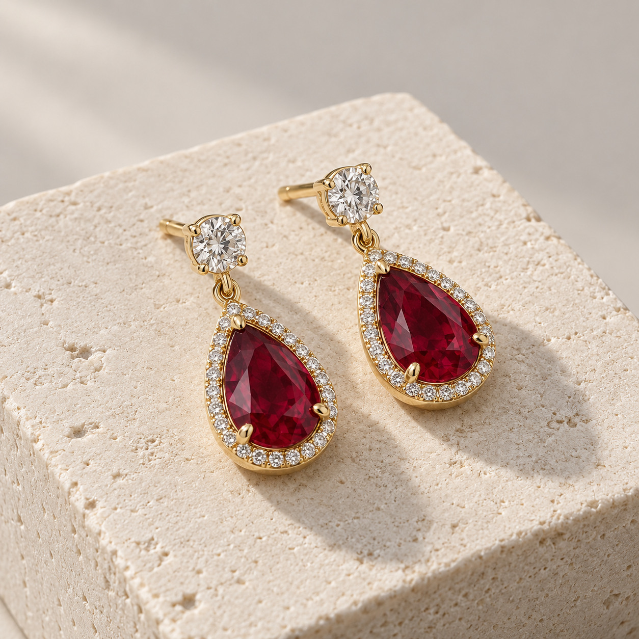 The Rouge Drop Earrings